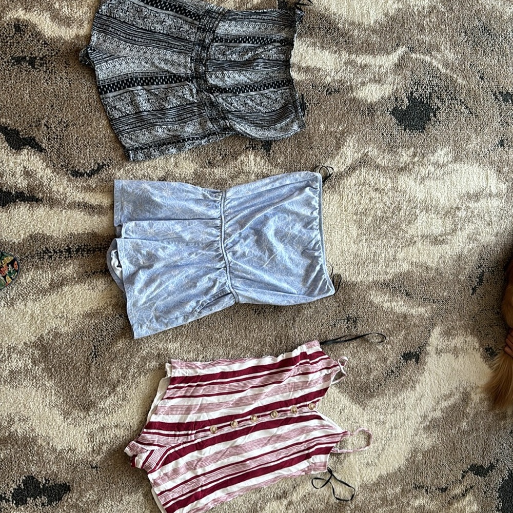 3 PACK OF ROMPERS, SIZE SMALL, FOREVER 21